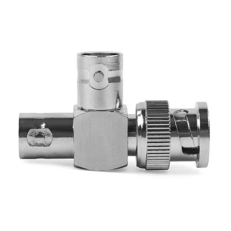BNC Male + 2 x BNC Female Connector Coaxial Adapter, Coaxial Adapte BNC Male + 2 x BNC Female Connector Coaxial Adapter, Coaxial Adapte